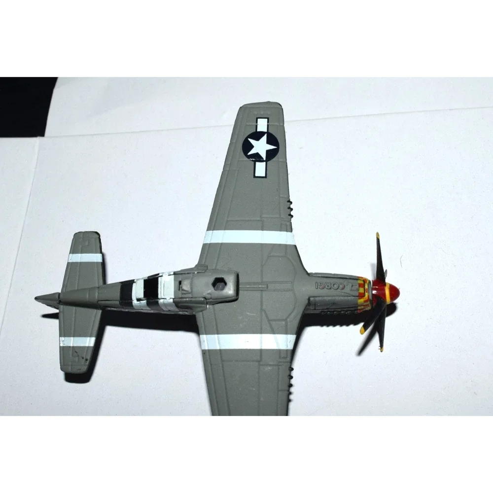 P51-D Mustang 1/72 Metal Airplane Model no Stand WWII Old Crow Thanksgiving